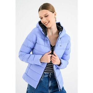 Geaca slim fit cu gluga - Violet deschis imagine