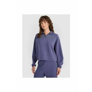 Bluza Cropped - Modal & Poliester - AW25 - 56767 - Albastru inchis imagine