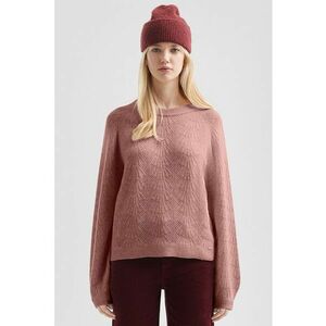 Pulover lejer cu maneci raglan - Roz prafuit imagine