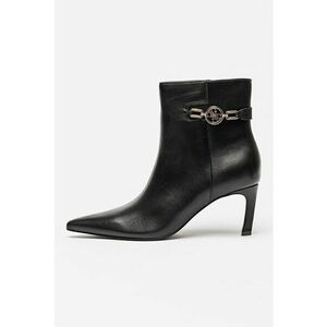 Botine de piele cu varf ascutit Paislie - Negru imagine