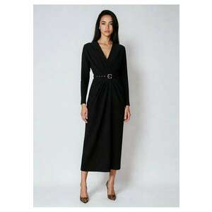 Rochie midi drapata Amaris imagine