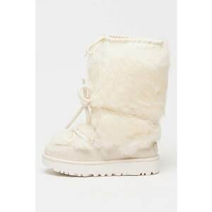 Cizme slip-on din blana Chalet - Alb murdar imagine