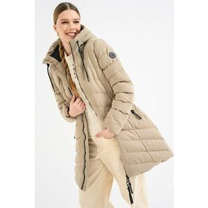 Geaca lunga Clarisana - Bej imagine