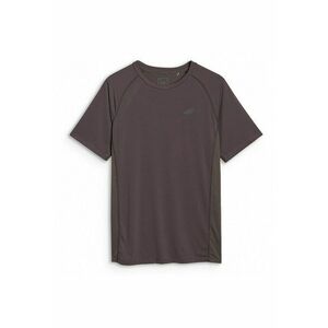 Tricou Antrenament Barbati - Slim - Uscare Rapida - Maro imagine