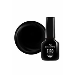 Oja Semipermanenta One Step CIAO Collection - Black Shine 7ml imagine