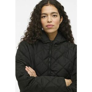 Geaca matlasata cu gluga - Negru imagine