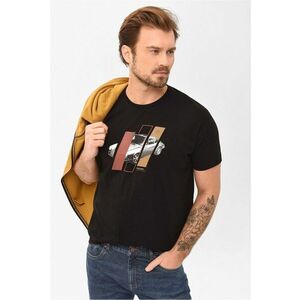 Tricou negru T-Site pentru barbati - Comfort Fit - Negru imagine