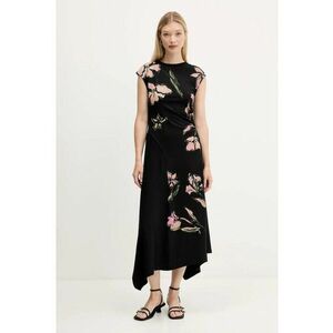 Rochie asimetrica Katrina - Negru imagine