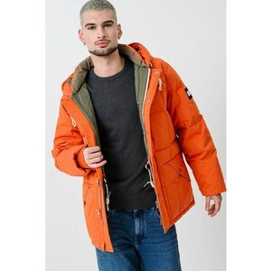 Geaca cu talie ajustabila - Portocaliu mandarina imagine