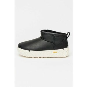 Ghete slip-on de piele Ultra Mini Wrap - Negru imagine