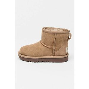 Ghete slip-on de piele intoarsa Classic Mini II - Roz prafuit imagine