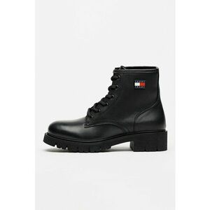 Bocanci din piele - Negru imagine