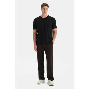 Pantaloni de trening cu croiala conica - Maro inchis imagine