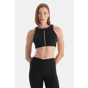 Bustiera cu fermoar - Negru imagine