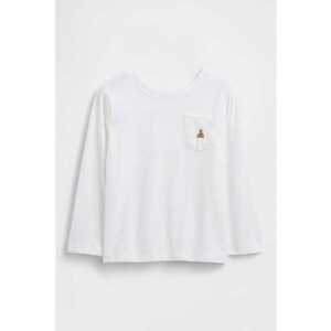 Bluza de bumbac organic - Alb optic imagine