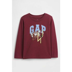 Bluza cu imprimeu logo - Visiniu imagine