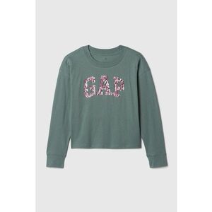 Bluza supradimensionata de bumbac - Verde sparanghel imagine