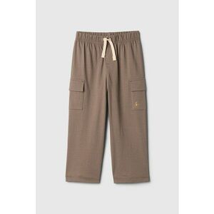 Pantaloni de trening cargo din bumbac - Grej imagine
