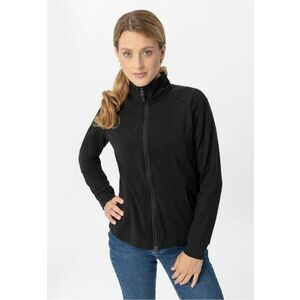 Hanorac fleece cu fermoar - Slim Fit - dama - F-Moya - negru - Negru imagine