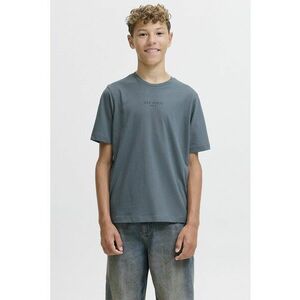 Tricou cu imprimeu text - Albastru prafuit imagine