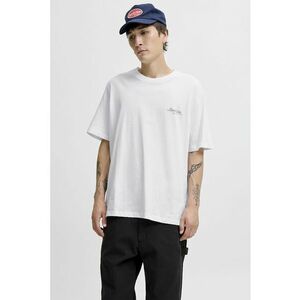 Tricou lejer cu imprimeu pe partea din spate - Alb/Verde/Albastru indigo imagine