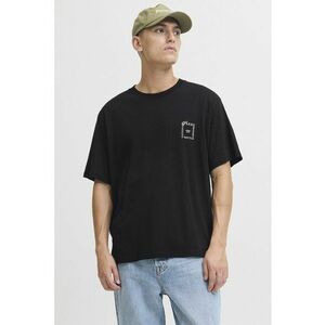 Tricou lejer cu imprimeu pe partea din spate - Negru/Kaki/Albastru imagine