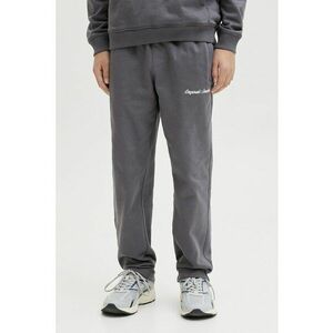 Pantaloni de trening cu buzunare laterale - Gri inchis imagine