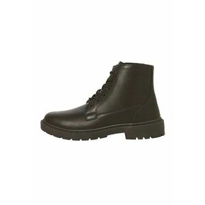 Ghete de piele ecologica cu sireturi 12287782-ANTHRACITE - Maro inchis imagine