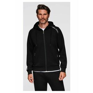 Hanorac cu guler inalt si gluga OM-SSZP-0216 - Negru imagine