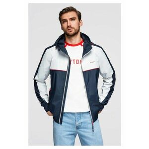 Jacheta impermeabila windbreaker cu gluga OM-JANP-0228 - Albastru inchis imagine