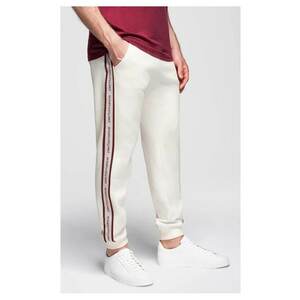 Pantaloni sport jogger cu dungi OM-PASK-0284 - Bej imagine