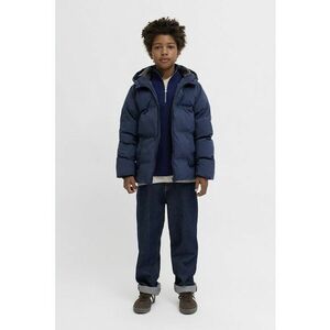 Geaca cu vatelina si gluga - Bleumarin imagine