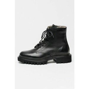 Bocanci din piele - Negru imagine