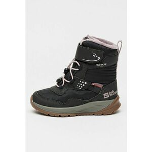 Cizme de iarna cu velcro Polar Bear - Negru/Lila imagine