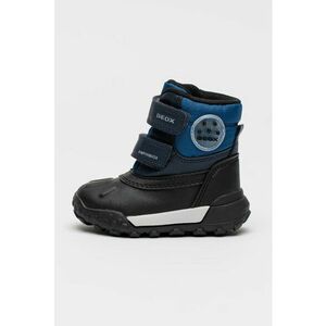 Ghete impermeabile cu velcro - Negru/Bleumarin imagine
