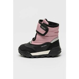 Ghete impermeabile cu velcro - Negru/Roz imagine