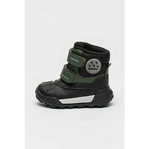 Ghete impermeabile cu velcro - Negru/Verde inchis imagine