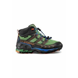 Pantofi sport mid-cut din material textil pentru drumetii Ultra Raptor II - Verde/Negru/Portocaliu mandarina imagine