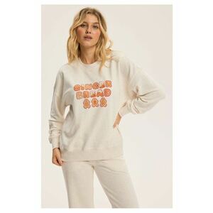 Bluza dama de Craciun Bej deschis Cinnamon - Bej imagine