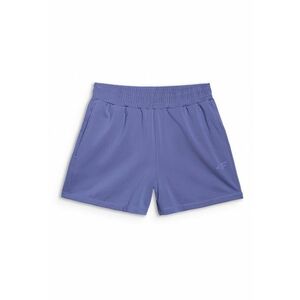 Sort Antrenament Femei - Talia Inalta - Material Sintetic Elastic pentru Confort si Miscare Libera - Bleumarin - Bleumarin imagine
