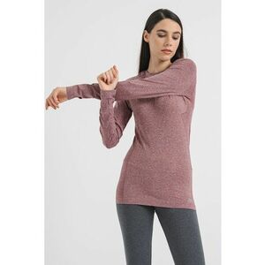 Bluza pentru trekking Pelina - Violet melange imagine
