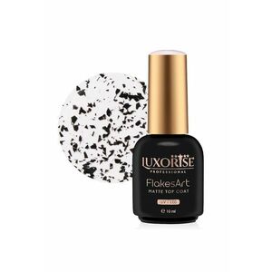 Top Coat - FlakesArt MATTE Noir Elegance 10ml imagine