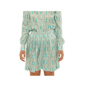 Fusta poliester - multicolor - imagine