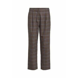 Pantaloni dama talie inalta - maro - Maro imagine