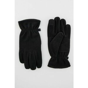 Manusi din fleece cu logo brodat - Negru imagine