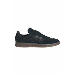 Pantofi sport low-cut cu garnituri din piele - Negru imagine