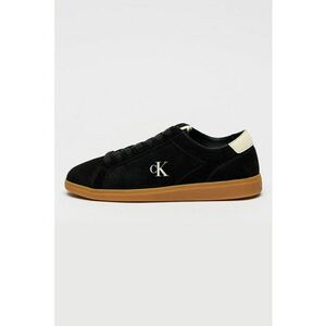 Pantofi sport low-cut de piele - Negru imagine