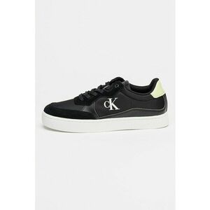 Pantofi sport low-cut de piele - Negru imagine