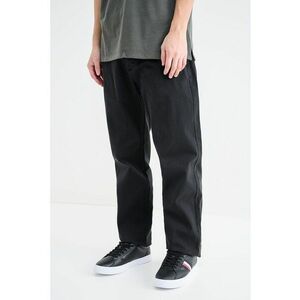 Blugi relaxed fit cu talie medie - Negru imagine