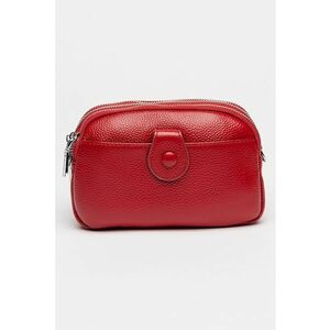 Geanta crossbody de piele - Rosu imagine